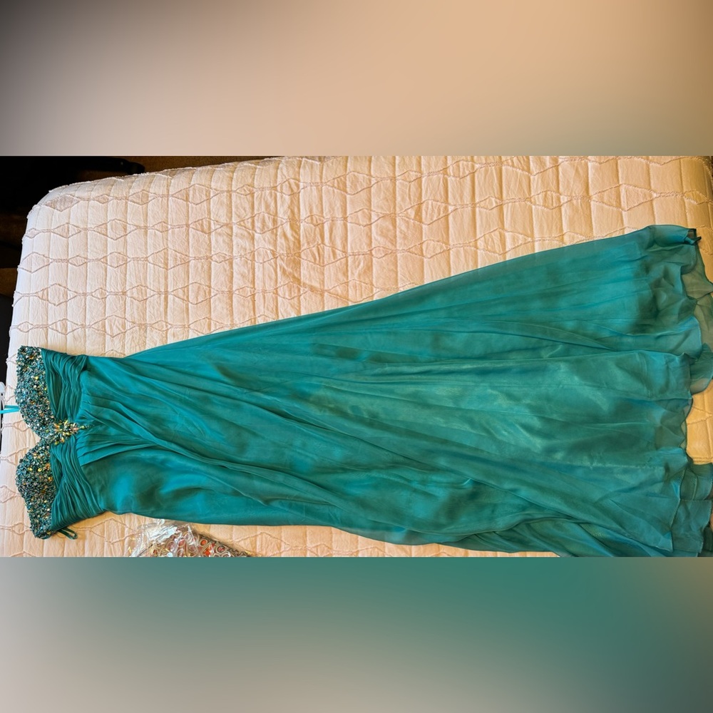 blue night dress size M
